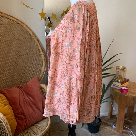 Scandal Italy Womens Peasant Blouse - Modern Boho Chic Top - Picture 4 of 10